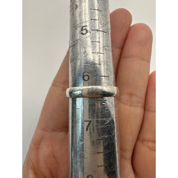 925 Sterling silver oval moonstone ring size 6.25 - Picture 7 of 7